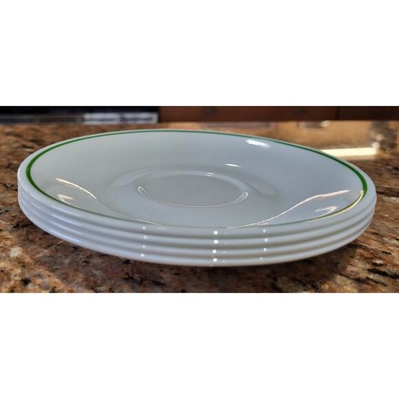 Corelle Green Rim Saucer (Set Of 4) - Picture 14 of 16